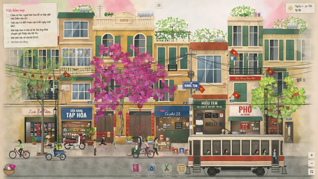 Hoa Giấy — Bốn mùa phố cũ — Ảnh trong game 3